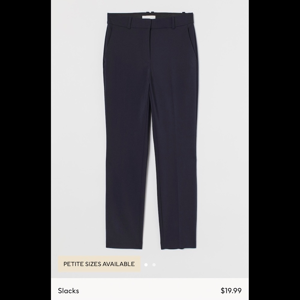 Navy Blue H&M ankle slacks